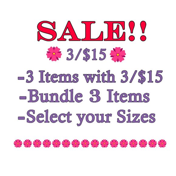 Other - 🌺3 For $15 Sale🌺